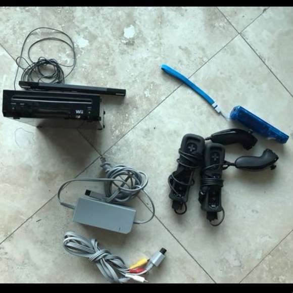 Nintendo Accessories New Wii Console 3 Remotes Sensor Bar Poshmark